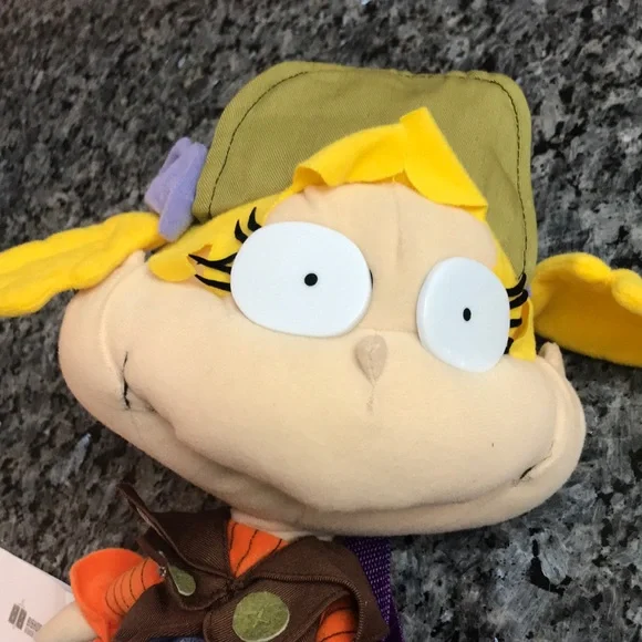 Vintage RUGRATS BACKPACK ANGELICA PICKLES 1998 Viacom Stuffed Plush - Picture 5 of 11